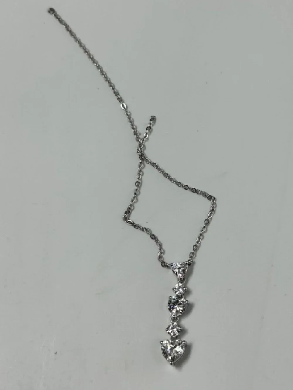 925 Sterling Silver Charm Pendant Lot Cross Heart Infinity Chai CZ 9 Pieces
